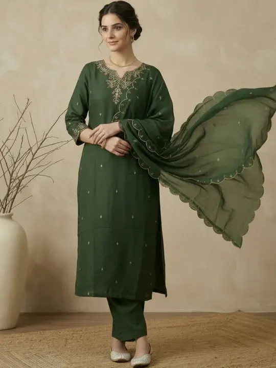 Embroidered Kurtas & Suits