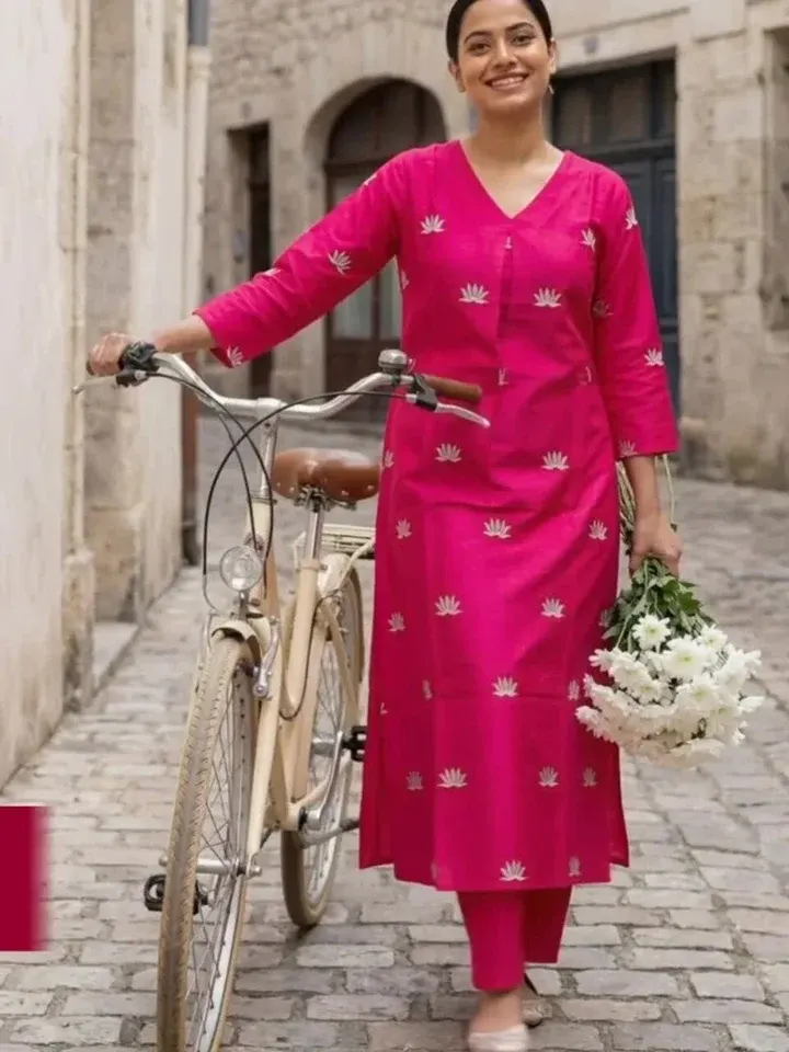 Embroidered Kurtas & Suits