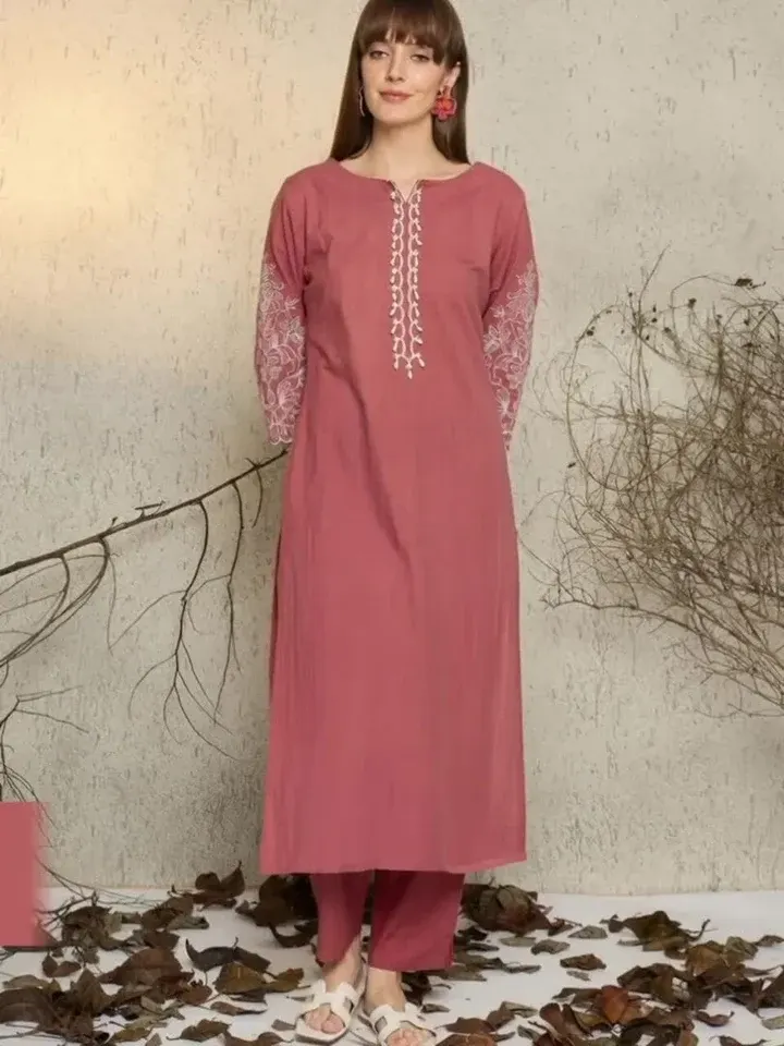Embroidered Kurtas & Suits