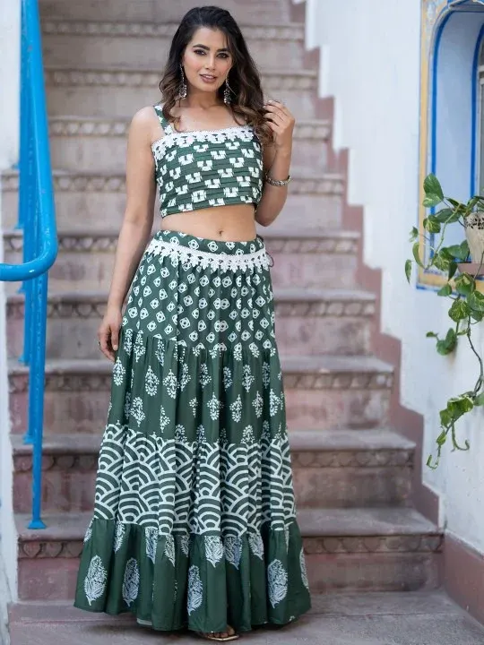 Printed Lehenga Cholis