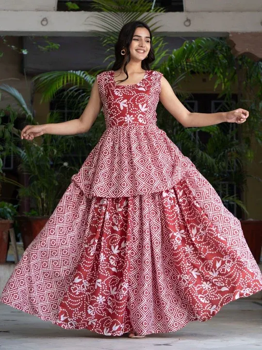 Printed Lehenga Cholis