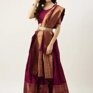 Woven-Design Lehenga Cholis