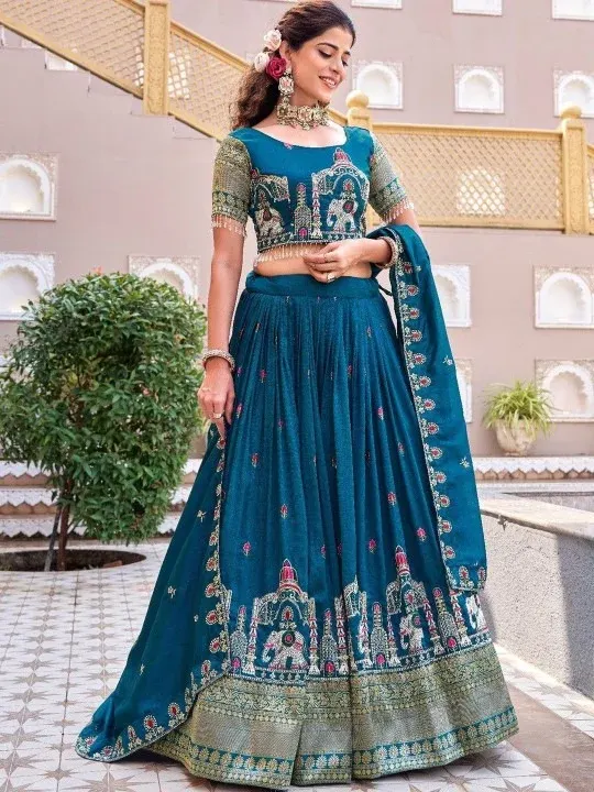 Embroidered Lehenga Cholis