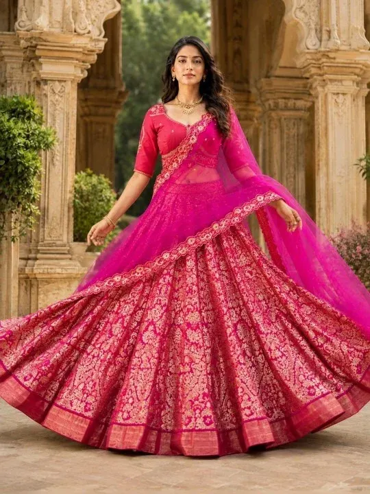 Embroidered Lehenga Cholis
