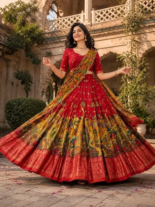 Embroidered Lehenga Cholis