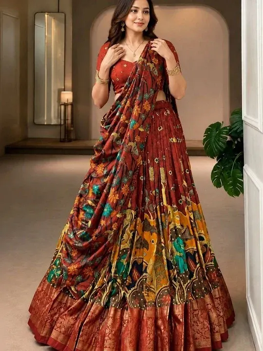 Printed Lehenga Cholis