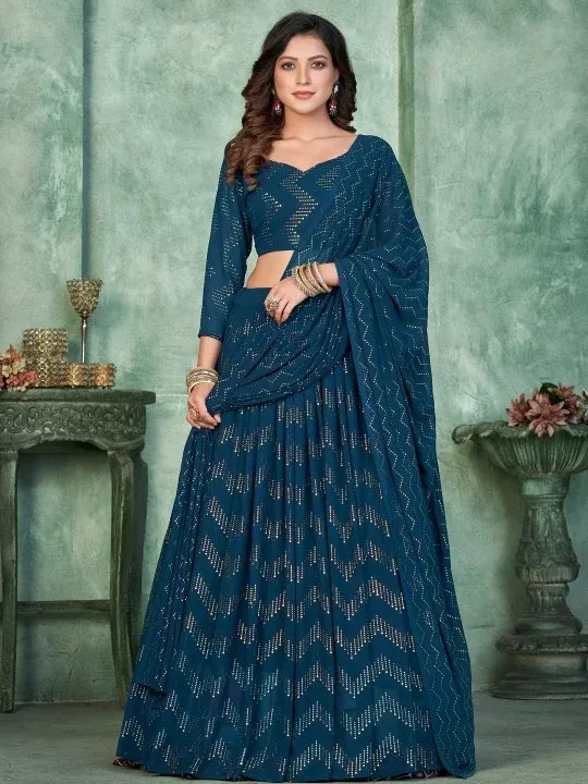 Embroidered Lehenga Cholis