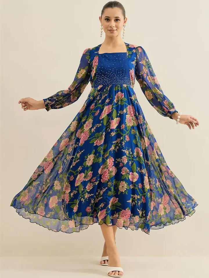 Floral Midi Dresses