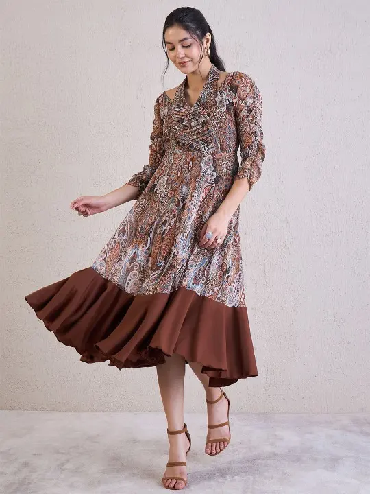 Printed Midi Dresses