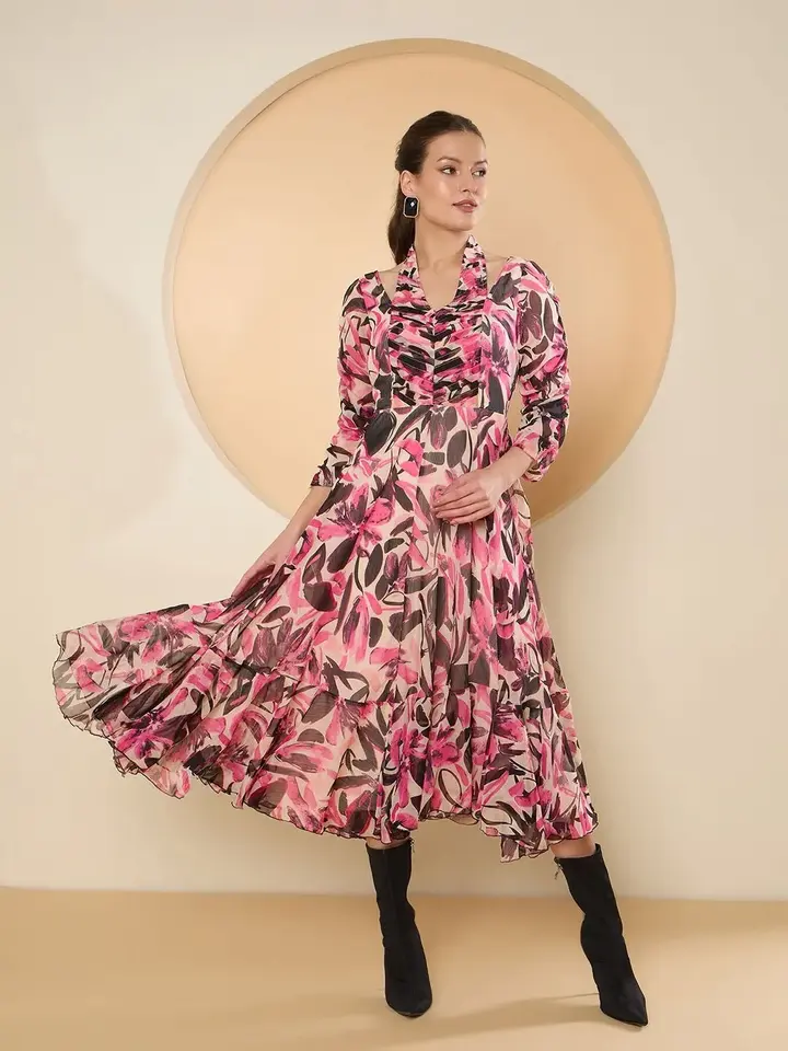 Floral Midi Dresses