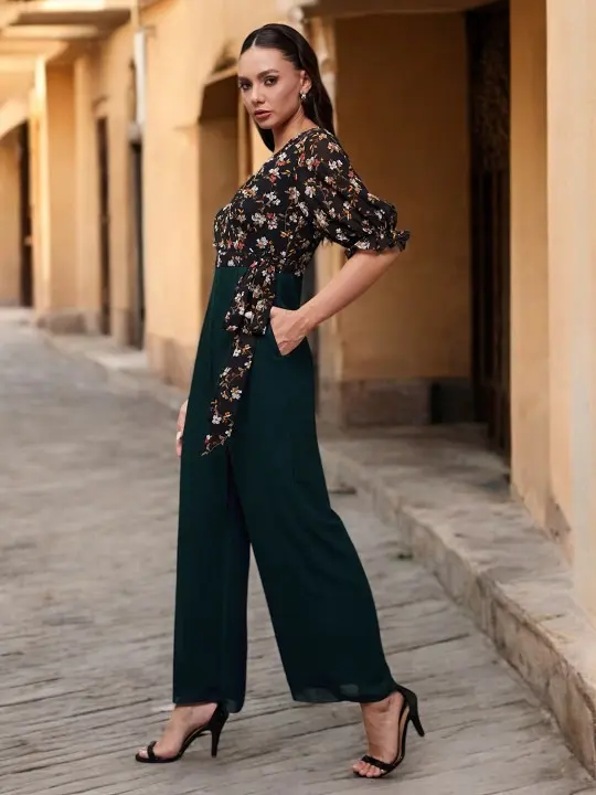 Printed Jumpsuits