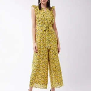 Floral Printed Jumpsuits