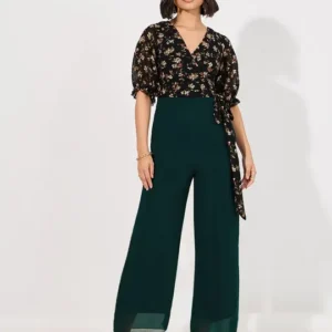 Floral Printed Jumpsuits